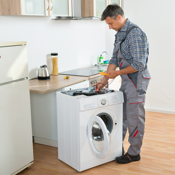 can you walk me through the steps of troubleshooting my washer issue in Manteno